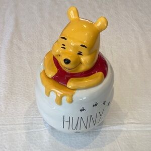 Disney Rae Dunn Winnie the Pooh Logo White Ceramic Label